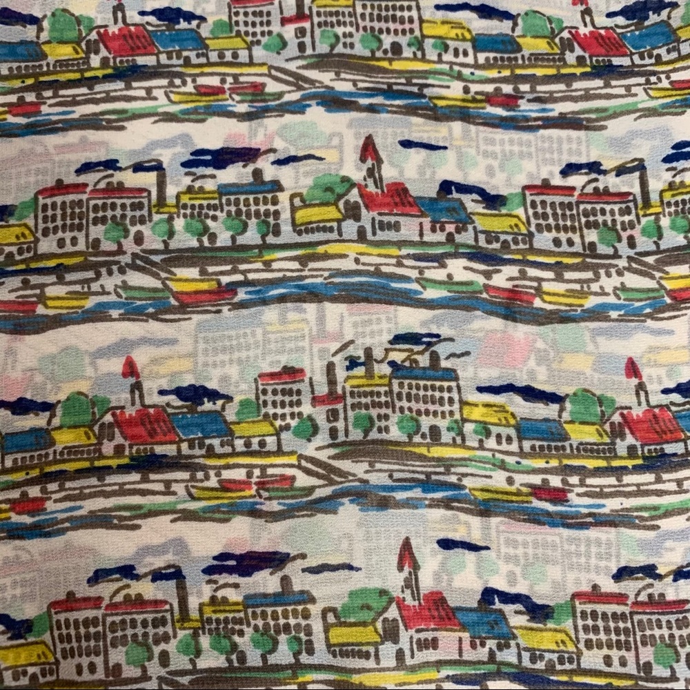 Banana Republic Seascape Print Tank Size Medium - Picture 6 of 7
